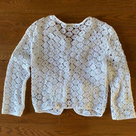 White Lace Cardigan - Picture 3 of 4